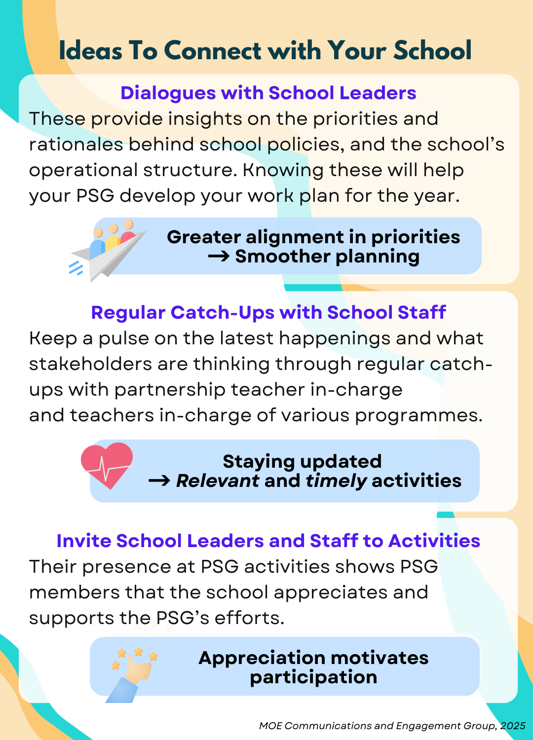 Ideas to connect with your school